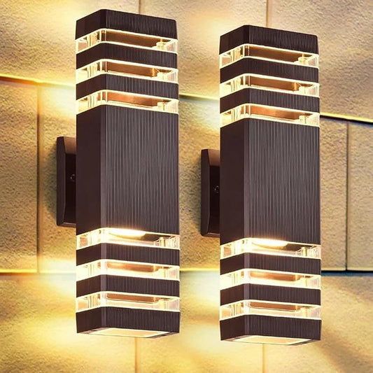 LumiBloc™ E27 Vandtæt Lampe med Op & Ned Effekt til Have og Balkon