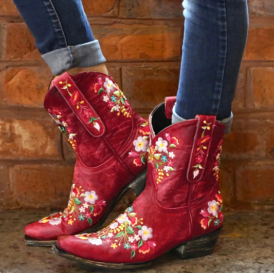 Chloé – Vintage-Inspirerede Vandafvisende Cowgirl Støvler
