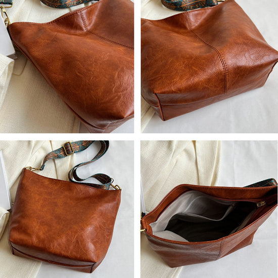 Skuldertaske med bohemian skulderrem - Mila
