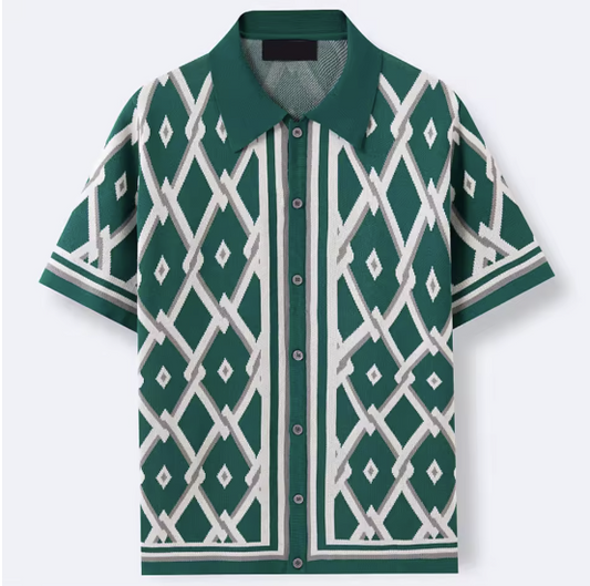 SantoDiamond | Stylish Printed Men's Shirt