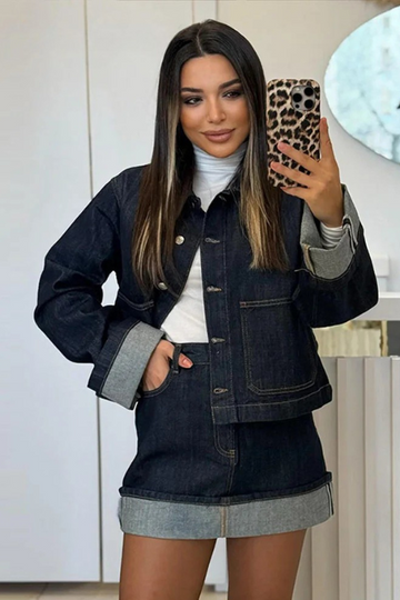 Mørk denim