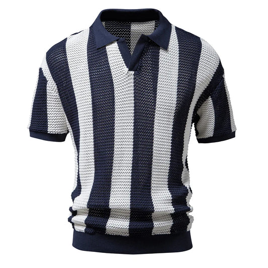 Thijmen™ | Klassisk Stribet Polo