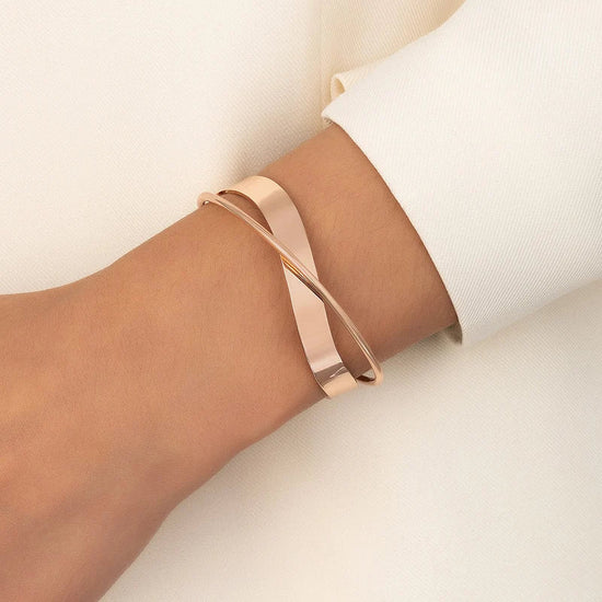 Guldfarvet Armbånd, Korssymbol, Justerbart