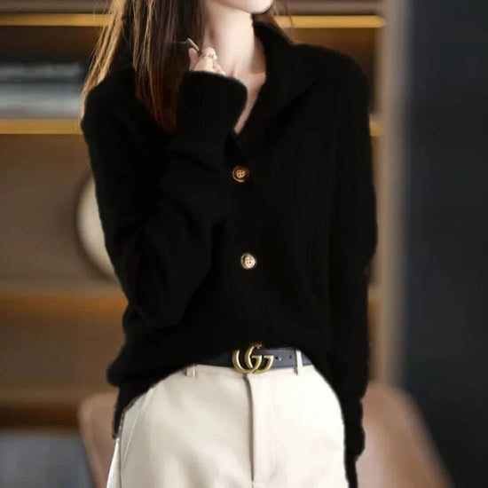 Finer strikket cardigan – Helena