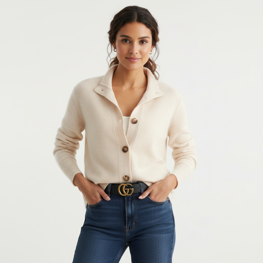 Finer strikket cardigan – Helena