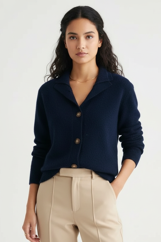 Finer strikket cardigan – Helena
