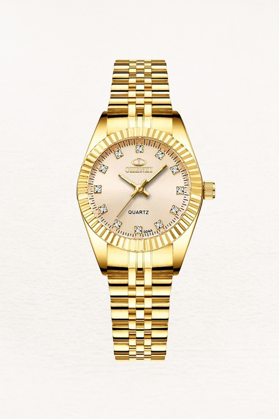 Vivienna Klein Mini Quartz Damen Uhr - Gold