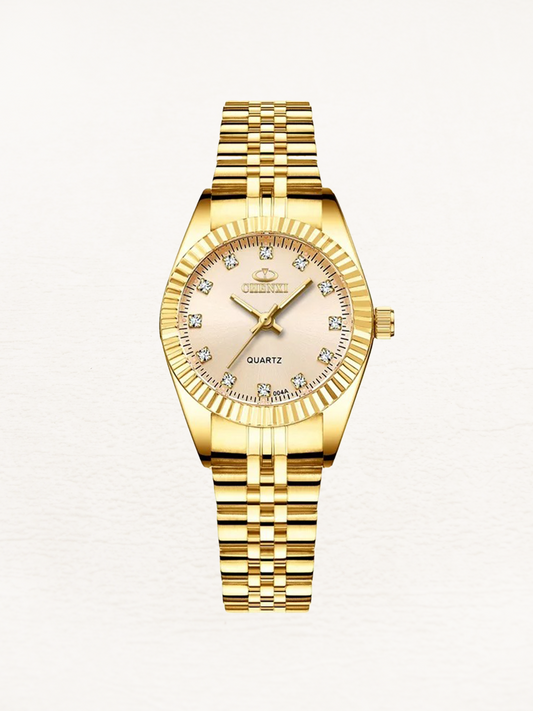 Vivienna Klein Mini Quartz Damen Uhr - Gold