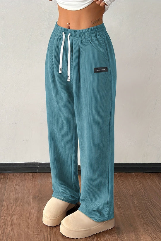 Bløde corduroy joggers til damer – Raya