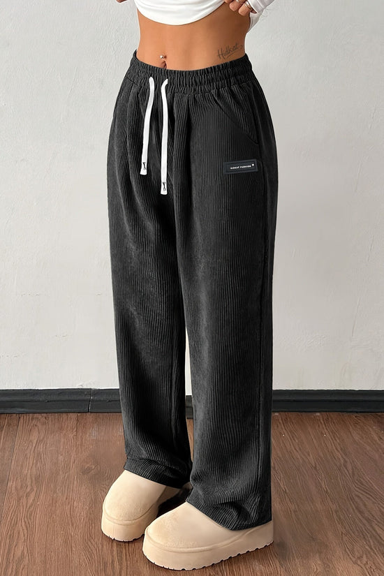 Bløde corduroy joggers til damer – Raya