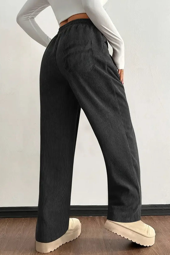 Bløde corduroy joggers til damer – Raya