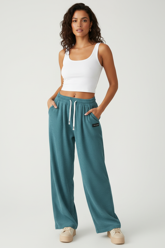 Bløde corduroy joggers til damer – Raya