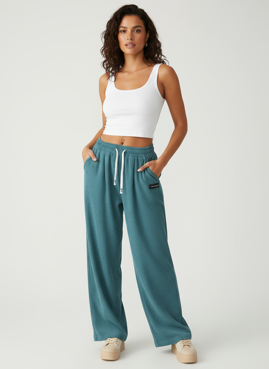 Bløde corduroy joggers til damer – Raya