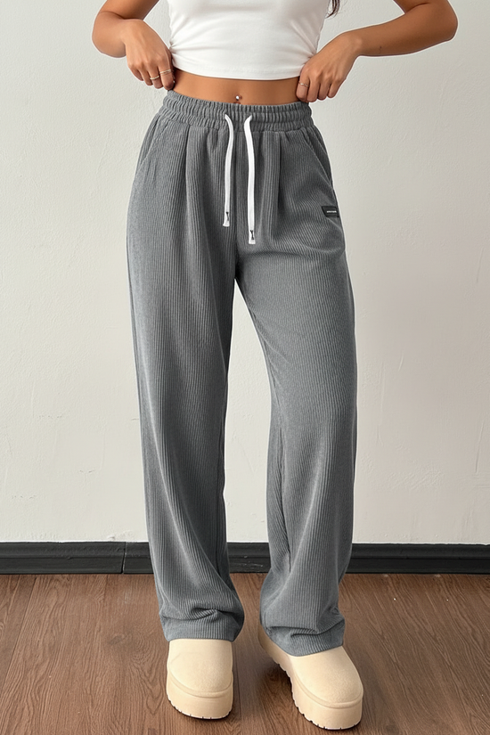 Bløde corduroy joggers til damer – Raya