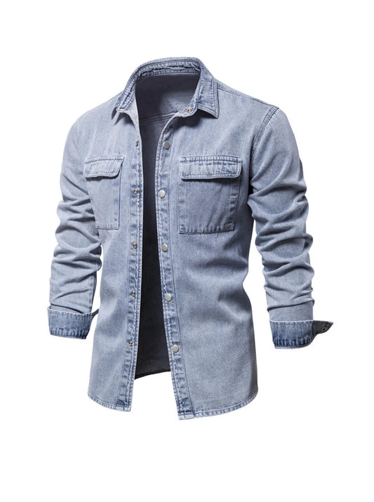 Rolf - Herre Denim Skjorte