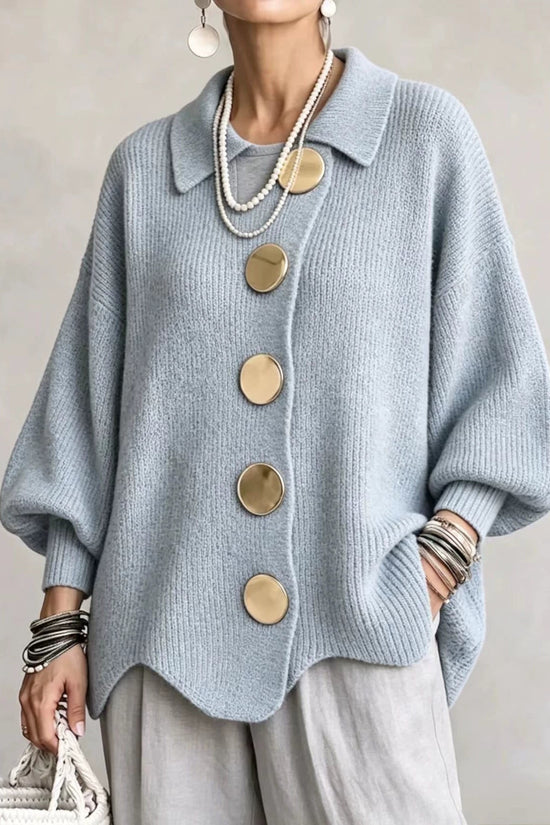 Cardigan, Lapel-Krave, Knaplukning