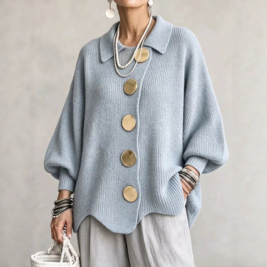 Cardigan, Lapel-Krave, Knaplukning