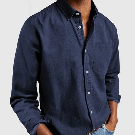 Liam - Herreskjorte i Denim