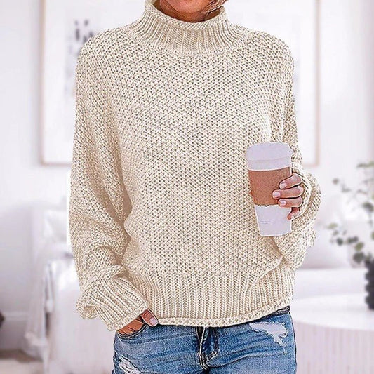 Anna - Oversized Turtleneck til Kvinder