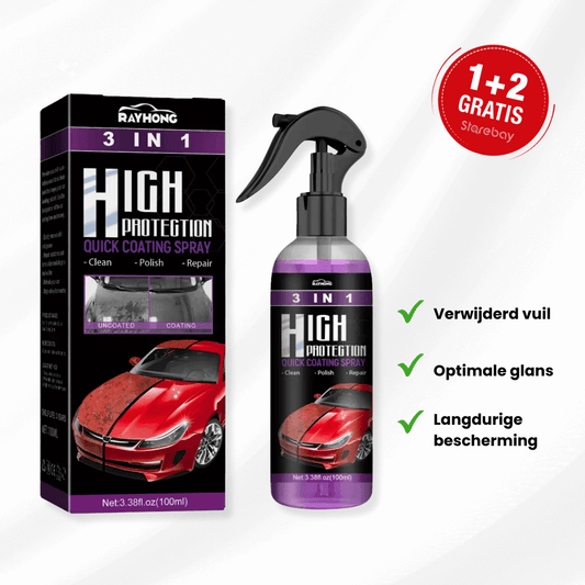 AutoGlanz™ 3-in-1 Nano Keramisch Coating Spray voor Automobilen