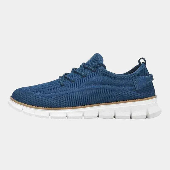 Strikkede sneakers med snørebånd
