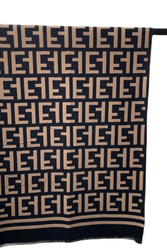 Klassisk Vendbart Faux Cashmere Halstørklæde