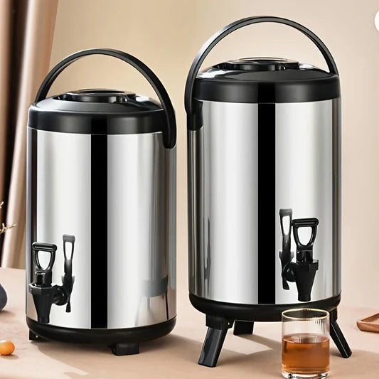 RVS drikke-dispenser stor | Isoleret tapkanne til kaffe og juice