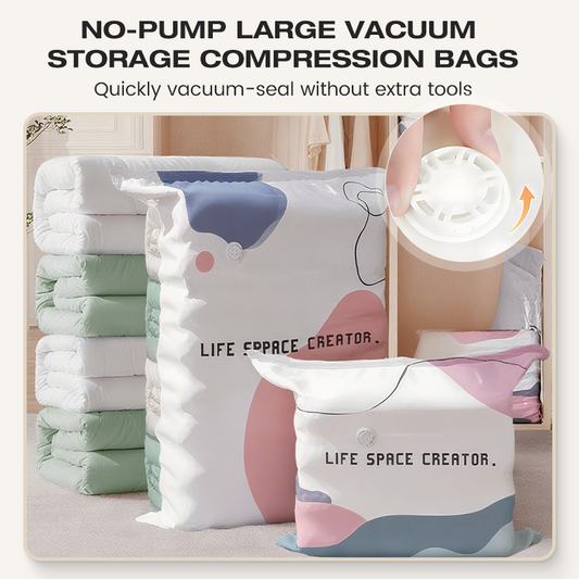 SpaceSculpt™ Vakuumposer – Stor, pladssparende uden pumpe