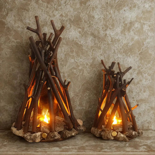 GlowWood™ | Rustik belysning med beroligende atmosfære og varme