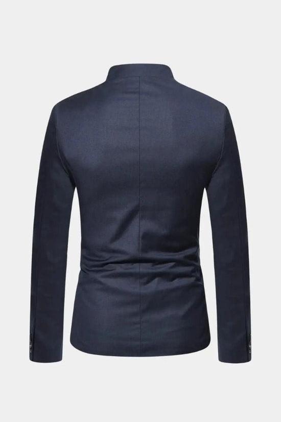 Herrejakke, Opstående Krave, Slim Fit, Elegante