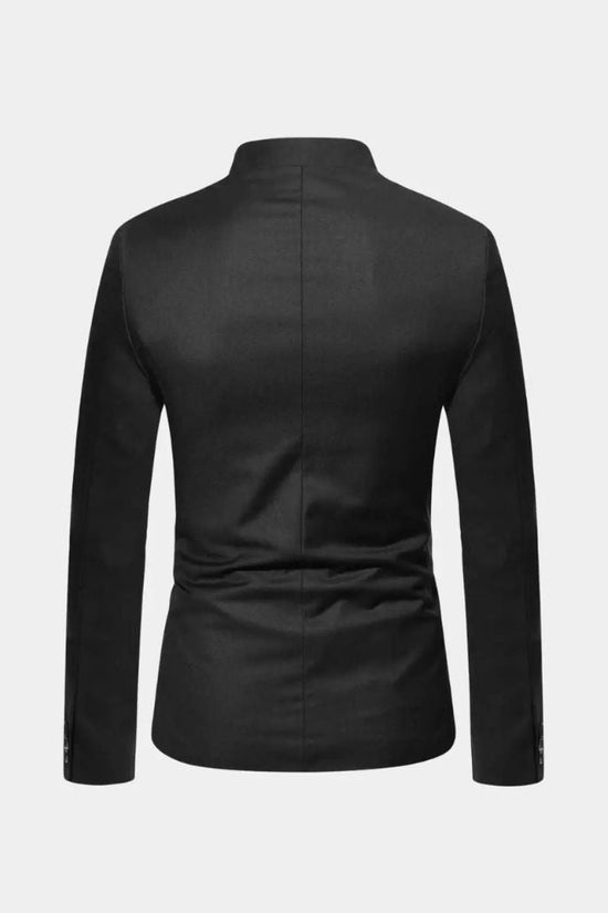 Herrejakke, Opstående Krave, Slim Fit, Elegante
