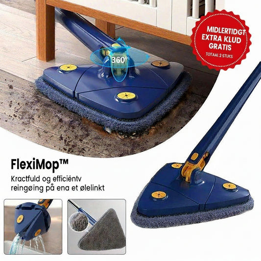 FlexiMop™ | Den smarte 360° moppe til et skinnende rent hjem