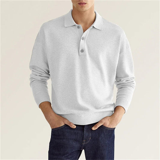 Herre Polo T-shirt | Tidløs & Afslappet | Blødt Stofmix | Behagelig Pasform
