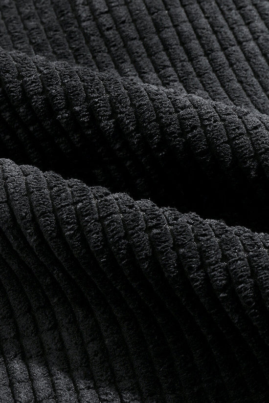 Corduroy-joggerbukser med paisleyprint og sidelommer