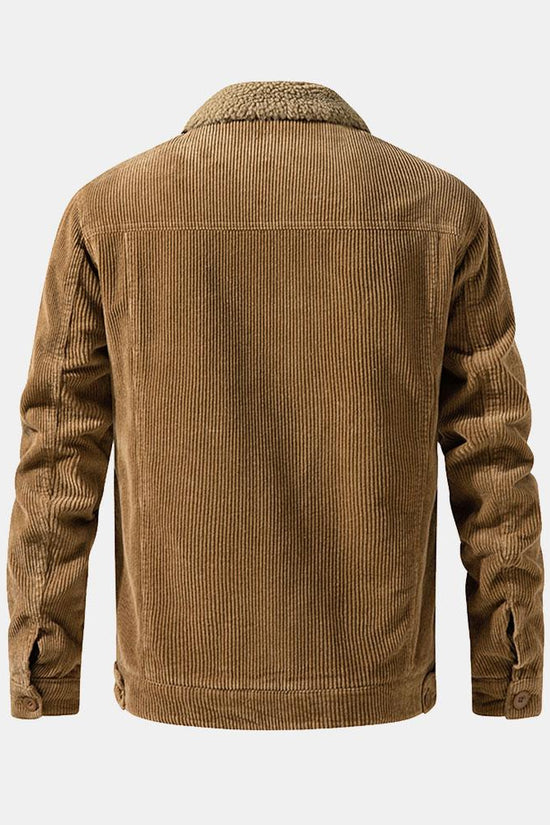 Teddy Fleece Katoen Corduroy Jakke