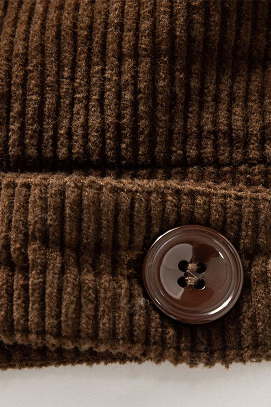 Teddy Fleece Katoen Corduroy Jakke