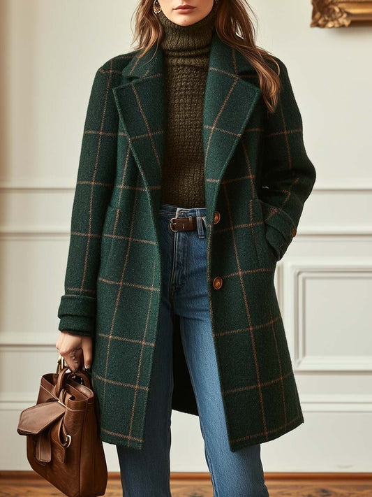 Elegant Ternet Uldjakke