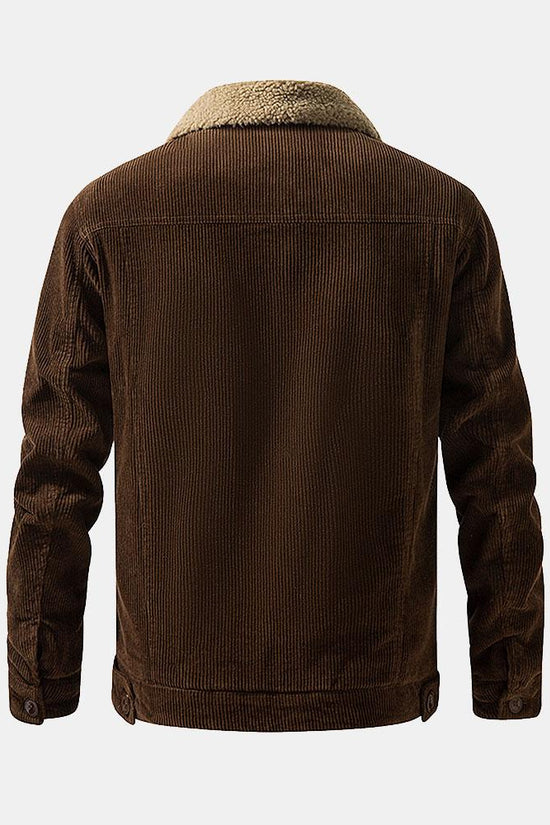 Teddy Fleece Katoen Corduroy Jakke