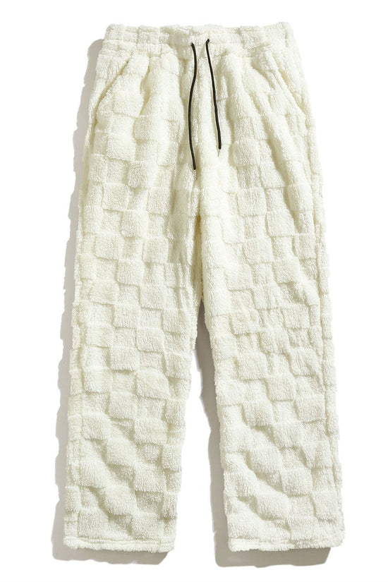 Checkerboard Teddy Hoodie & Bukser