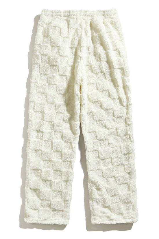 Checkerboard Teddy Hoodie & Bukser
