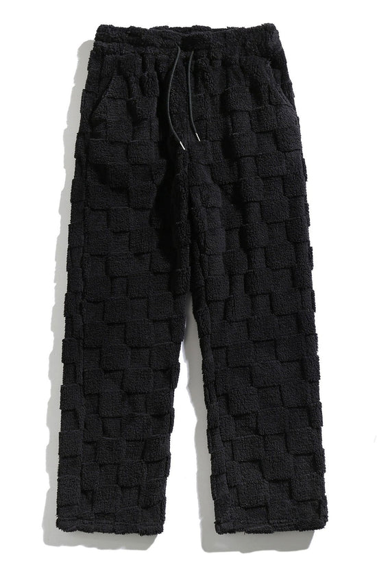 Checkerboard Teddy Hoodie & Bukser