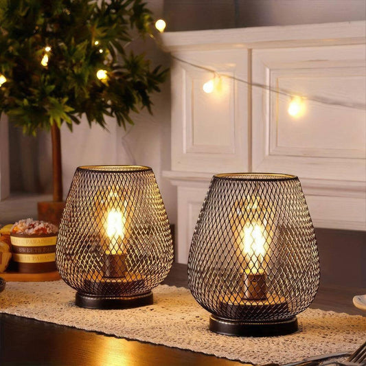 LumeSet Trådløse Bordlamper i Stilrent Design - Sæt af 2