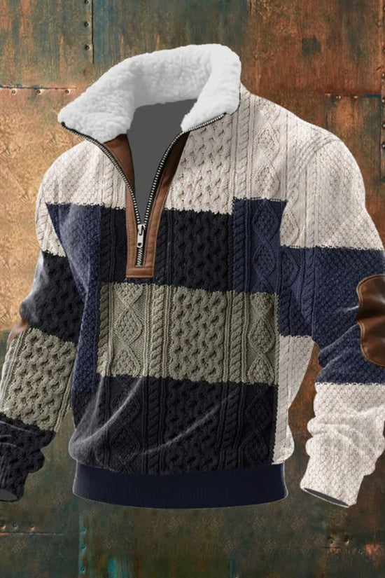 Half-Zip Trøje, Herre, Sherpa Krave, Niels