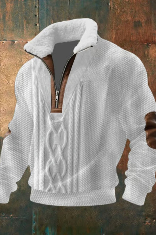 Half-Zip Trøje, Herre, Sherpa Krave, Niels