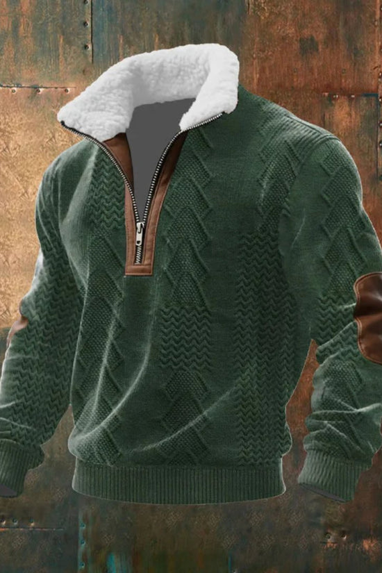 Half-Zip Trøje, Herre, Sherpa Krave, Niels