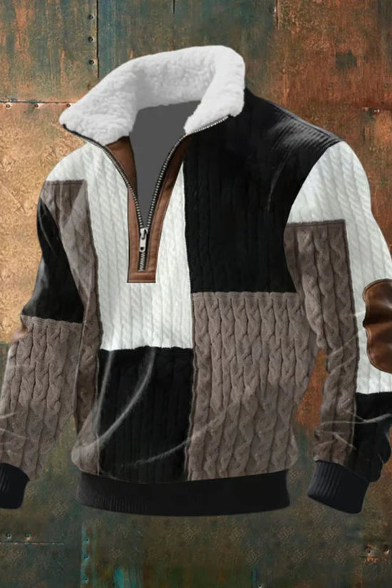 Half-Zip Trøje, Herre, Sherpa Krave, Niels