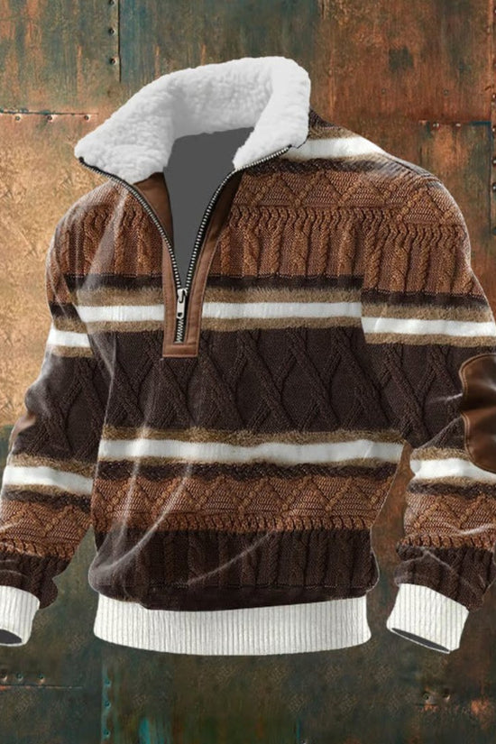 Half-Zip Trøje, Herre, Sherpa Krave, Niels