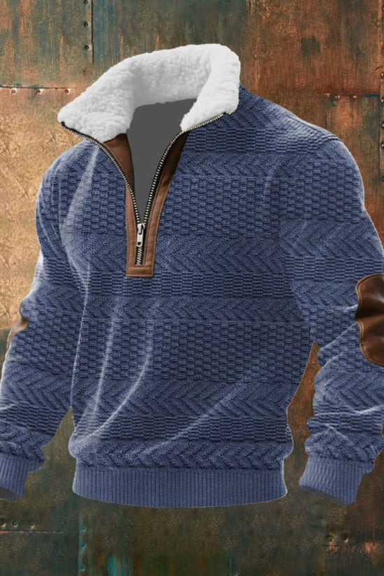 Half-Zip Trøje, Herre, Sherpa Krave, Niels