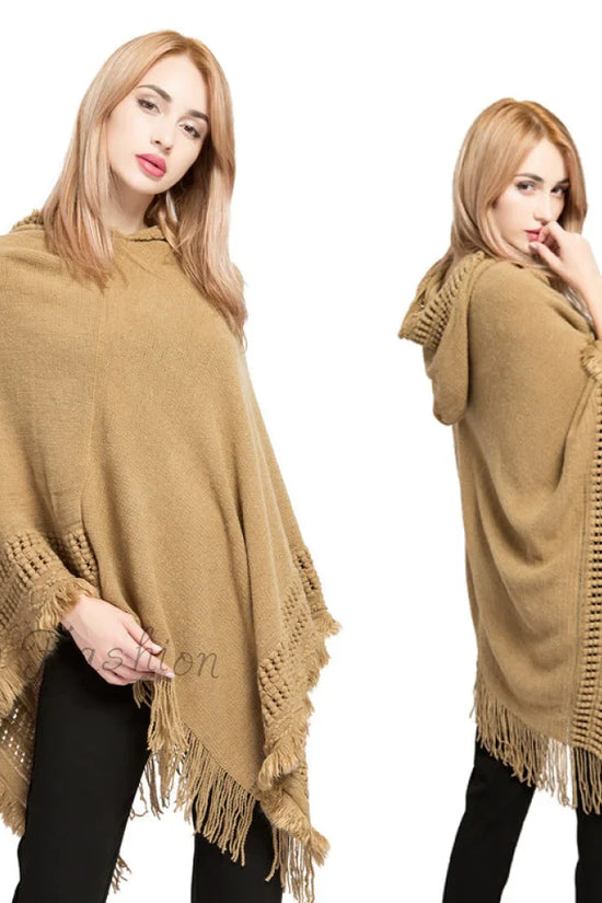 Premium Plus Size Faux Cashmere Striktrøje
