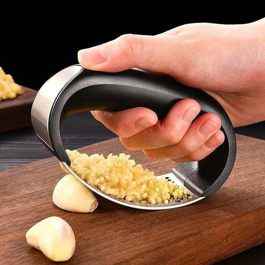 Ergonomisk hvidløgspresser i rustfrit stål - QuickPress